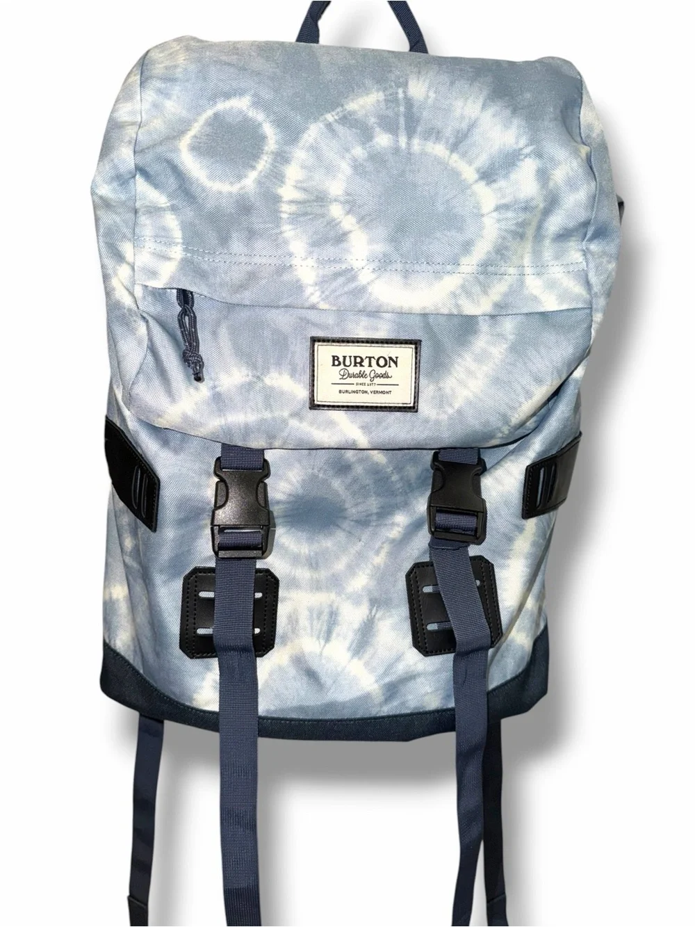 Burton Tinder Grateful Shibiri Blue Tie-Dye Canvas Backpack - Men